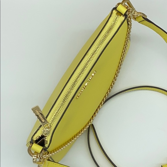 MICHAEL KORS MEDIUM ZIP POUCHETTE SUNSHINE - Picture 7 of 14